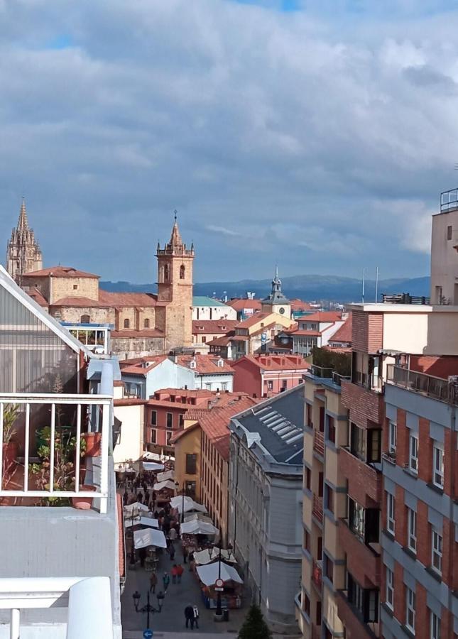Atico Quintana I - Con Terraza, Vistas A La Ciudad, En El Centro, Con Wifi Y Garaje Lejlighed Oviedo Eksteriør billede