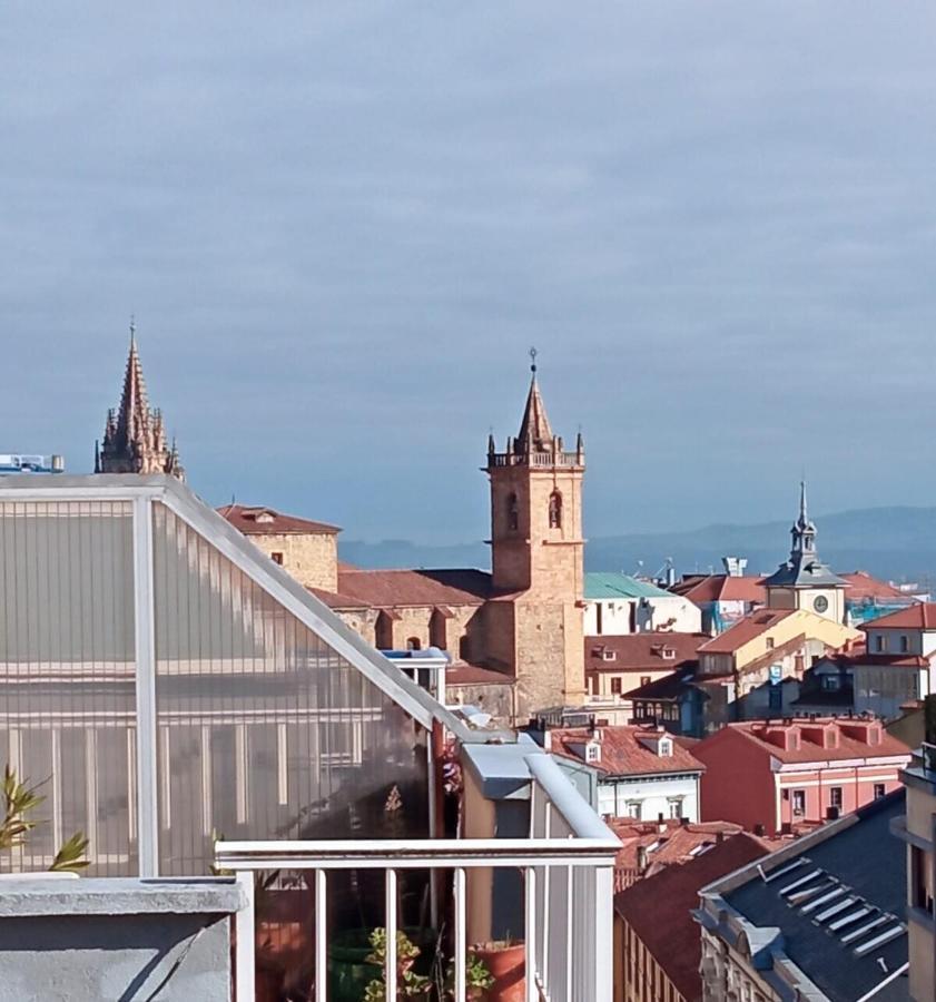 Atico Quintana I - Con Terraza, Vistas A La Ciudad, En El Centro, Con Wifi Y Garaje Lejlighed Oviedo Eksteriør billede